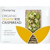 CLEARSPRING Organic Sesame Rye Crispbread, 200 GR
