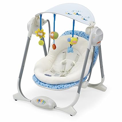 Chicco 67691800000 - Babyschaukel Polly Swing, Design: Sea Dreams
