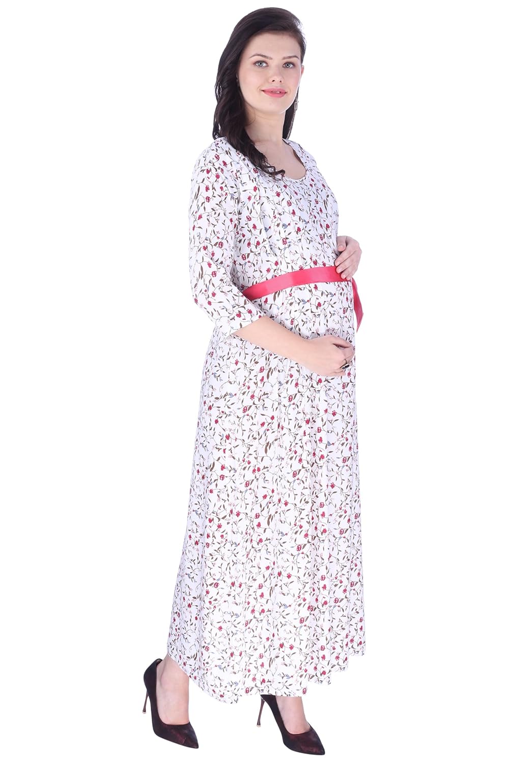 momtobe women's rayon maternity dress