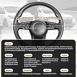 SEG Direct Car Steering Wheel Cover for Prius Civic