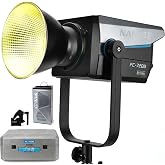 Nanlite FC-720B LED Spotlight, Bi-Color | 2700K-6500K COB Video Light, CRI 96 TLCI 98, Bowens Mount,App Control, DMX/RDM, for Film Studio Photography Lighting