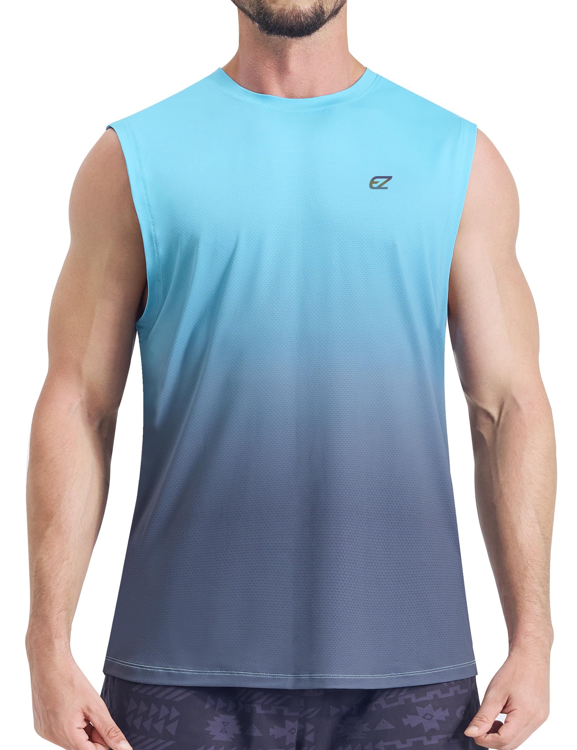 EZRUN Men's Workout Sleeveless Shirts Quick Dry