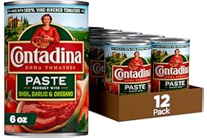 Contadina Tomato Paste Contadina Tomato Paste with Italian Herbs, 6 oz (Pack of 12)
