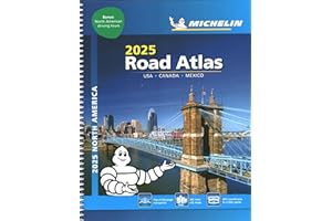 Michelin North America Road Atlas 2025