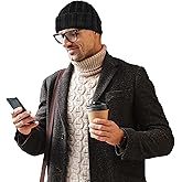 TINKUY Peru Alpaca Wool Men's & Women's Warm Soft Cuffed Slouchy Beanie Hat, Unisex, One Size