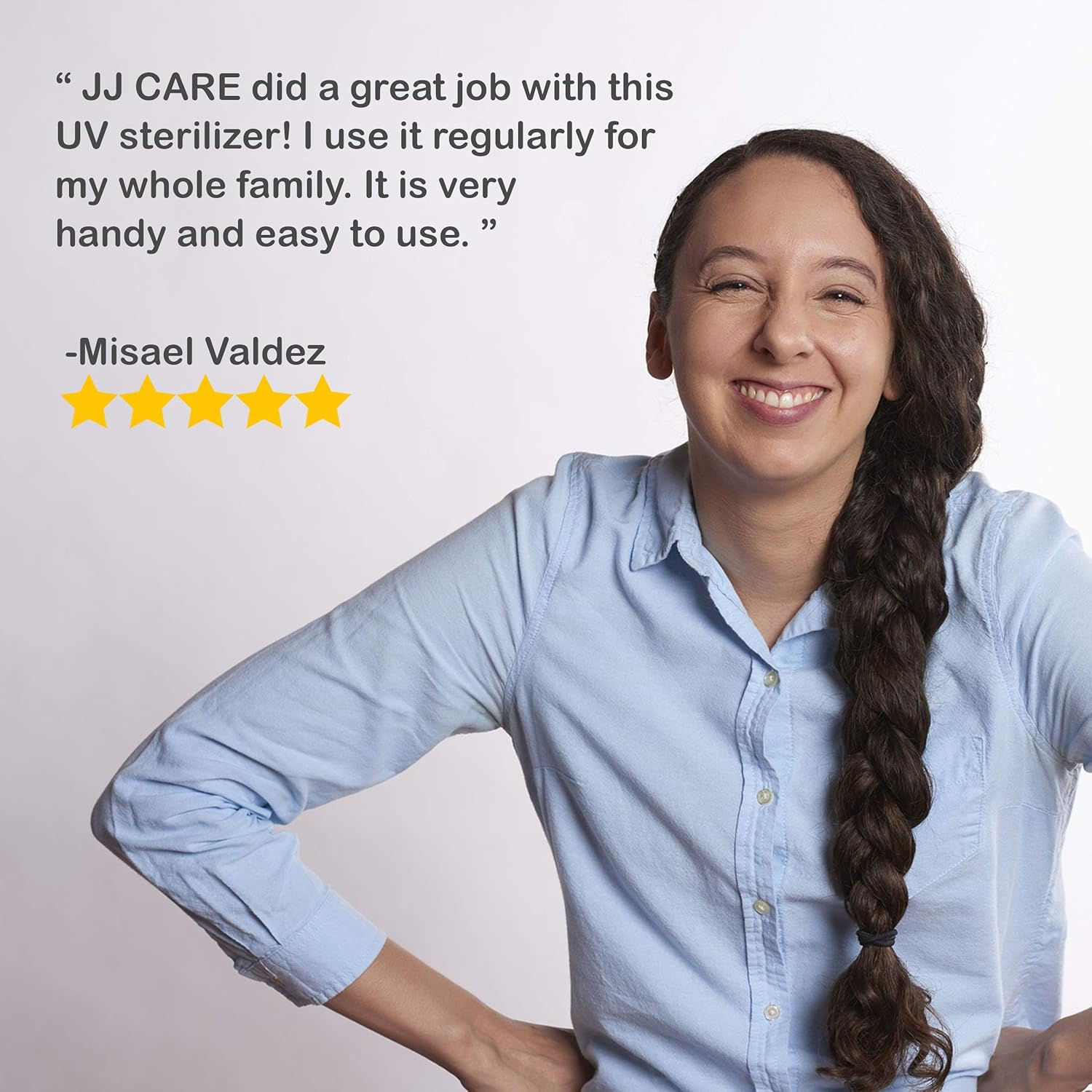 JJ CARE UV Light Sanitizer Box, UV Phone Sanitizer Box, Multipurpose UV Disinfection Box for Home Use, Spa, Salon, Clinics, Office - Wood White: Health & Personal Care