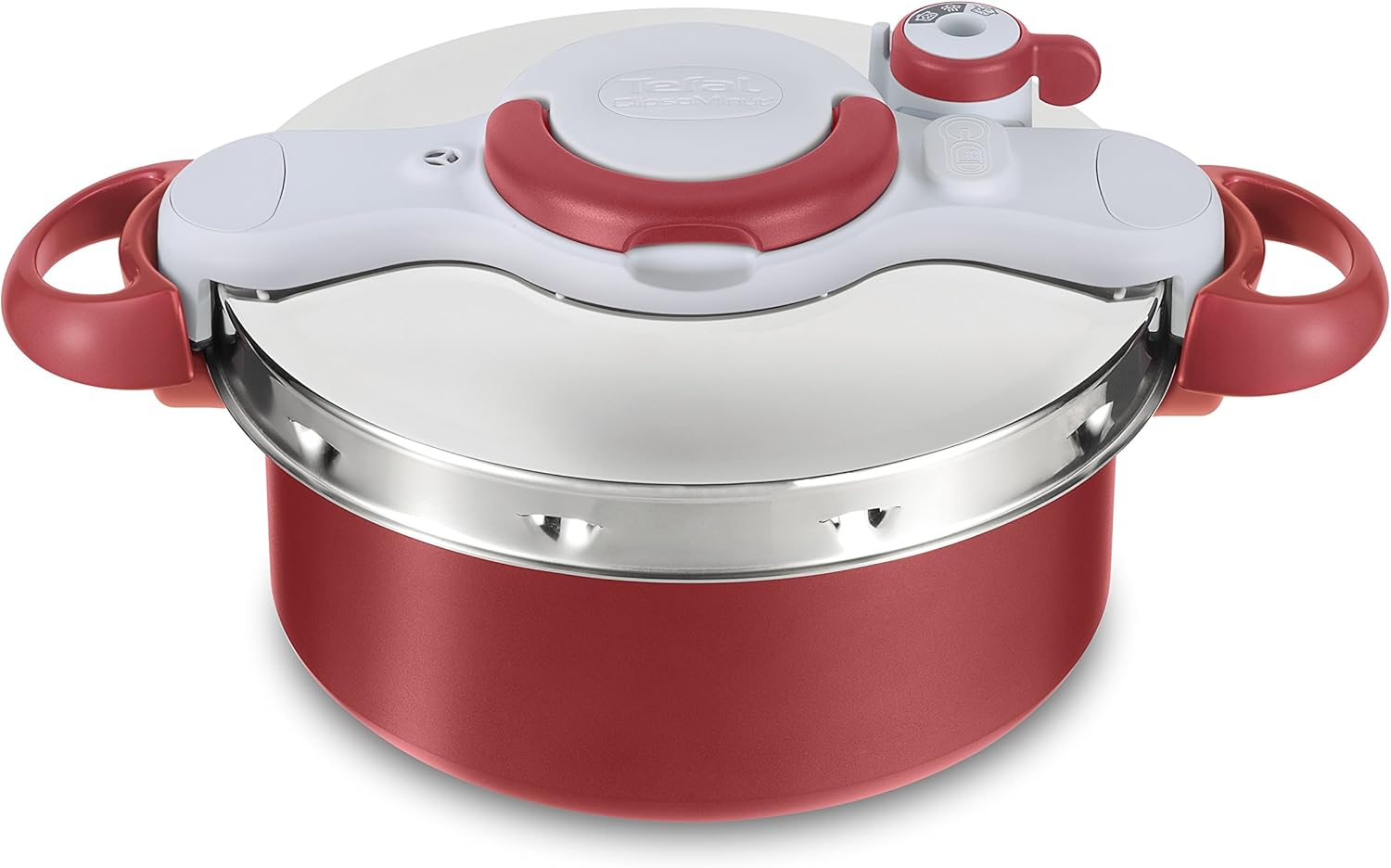 thumbnail interactive-video image 1 of Tefal Clipso Minut Duo 5L Pressure Cooker - 2-in-1 Aluminum Cooker With 5 Safety Systems 1 of 12