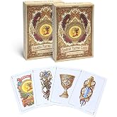 CDBXRA 2-Pack Spanish Cards Deck, Spanish Playing Cards Plastic | Briscas Cards Puerto Rico, Barajas Espa&ntilde;olas, Cartas Espa&ntilde;olas, Waterproof Mexican Playing Cards