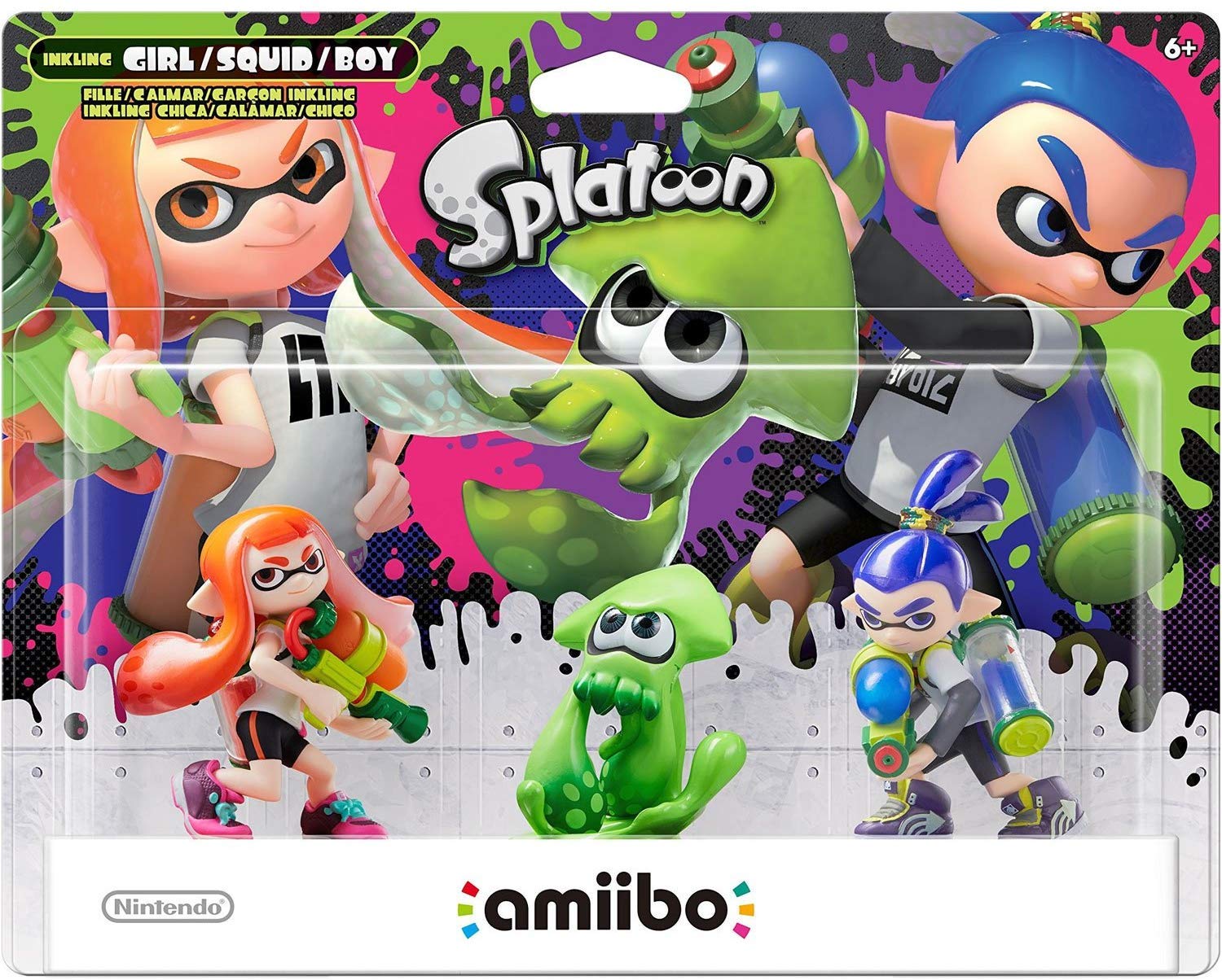 Nintendo Games Amiibo Splatoon Series 3-Pack