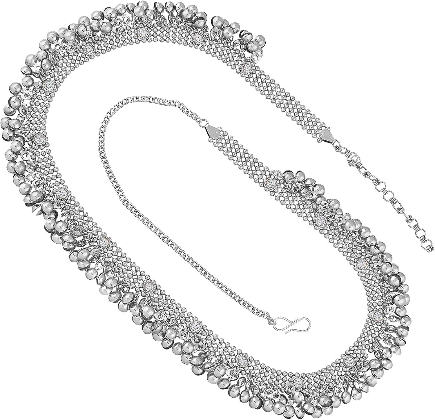 Aheli Tradional Ethnic Kundan Waist Belly Chain Indian Traditional