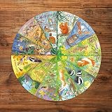 Gibsons National Trust A Year in the Forest 500 Piece Circular Puzzle view 7
