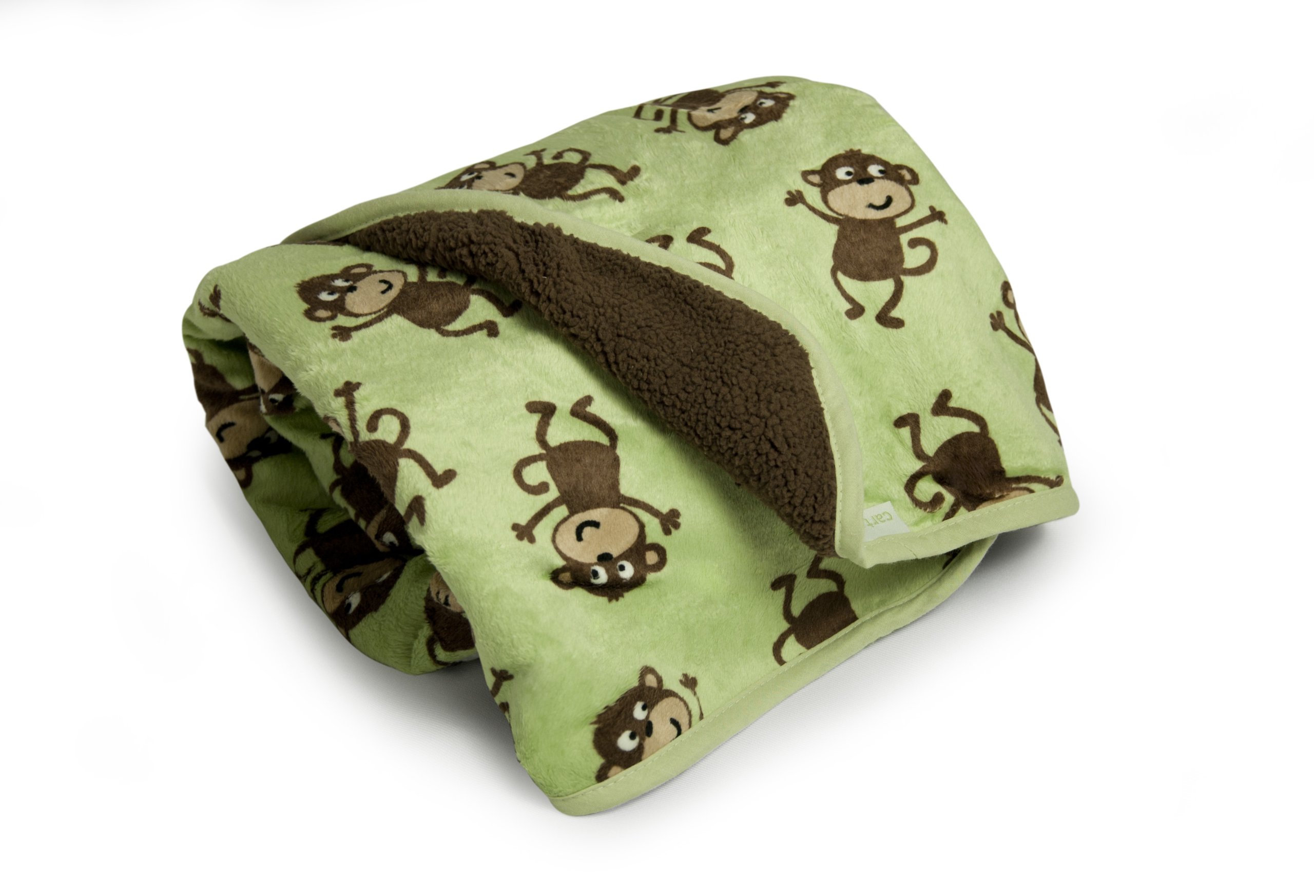 Carters Quilted Woven Playard Fitted Sheet, Monkey