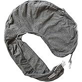 My Brest Friend Deluxe Nursing Pillow Cover - Slipcovers for Baby - Adjustable Fit, Easy Care, Durable - Original Nursing Pillow Not Included, Dark Grey