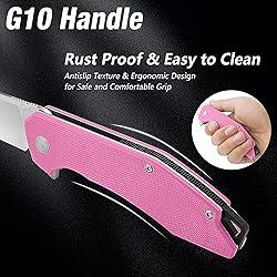 FLISSA Pocket Knife, Folding Tactical Knife with