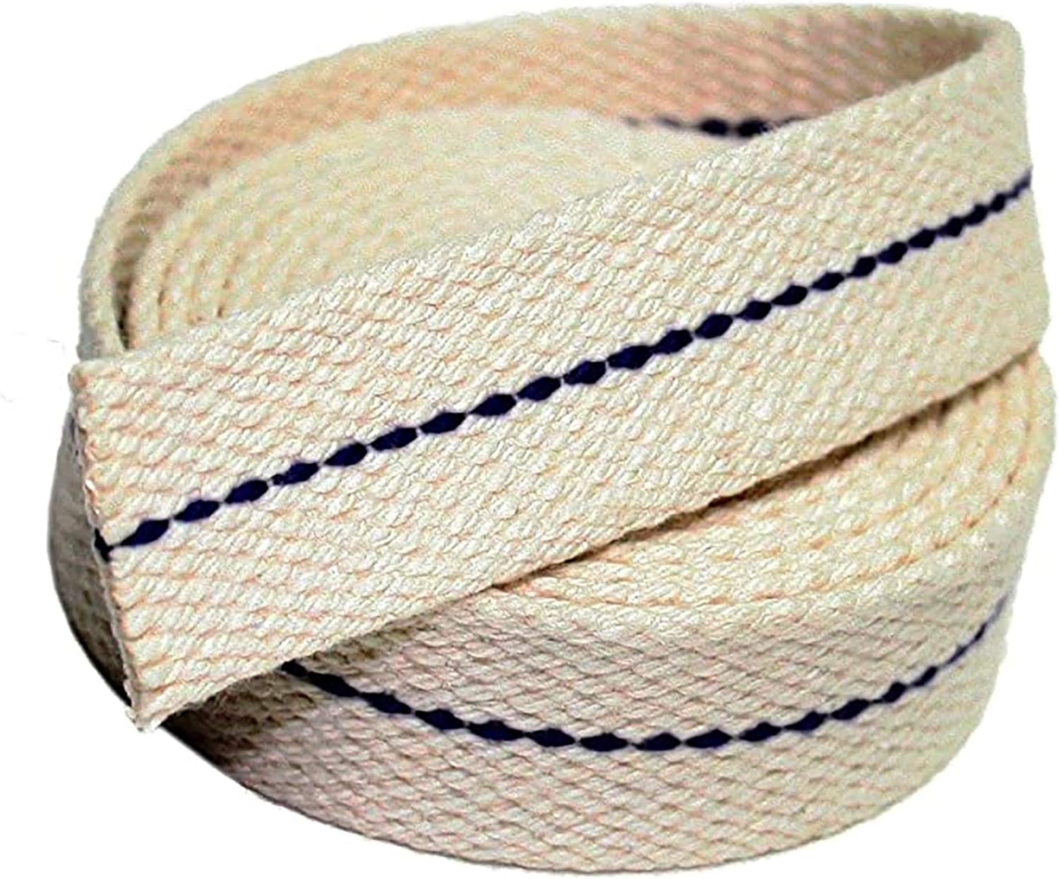 Oil Lamps & Accessories - Oil Lamp Mate 1 Inch Flat Cotton Oil Lantern or Oil Lamp Wick with Purple Stitch 6 Foot Roll