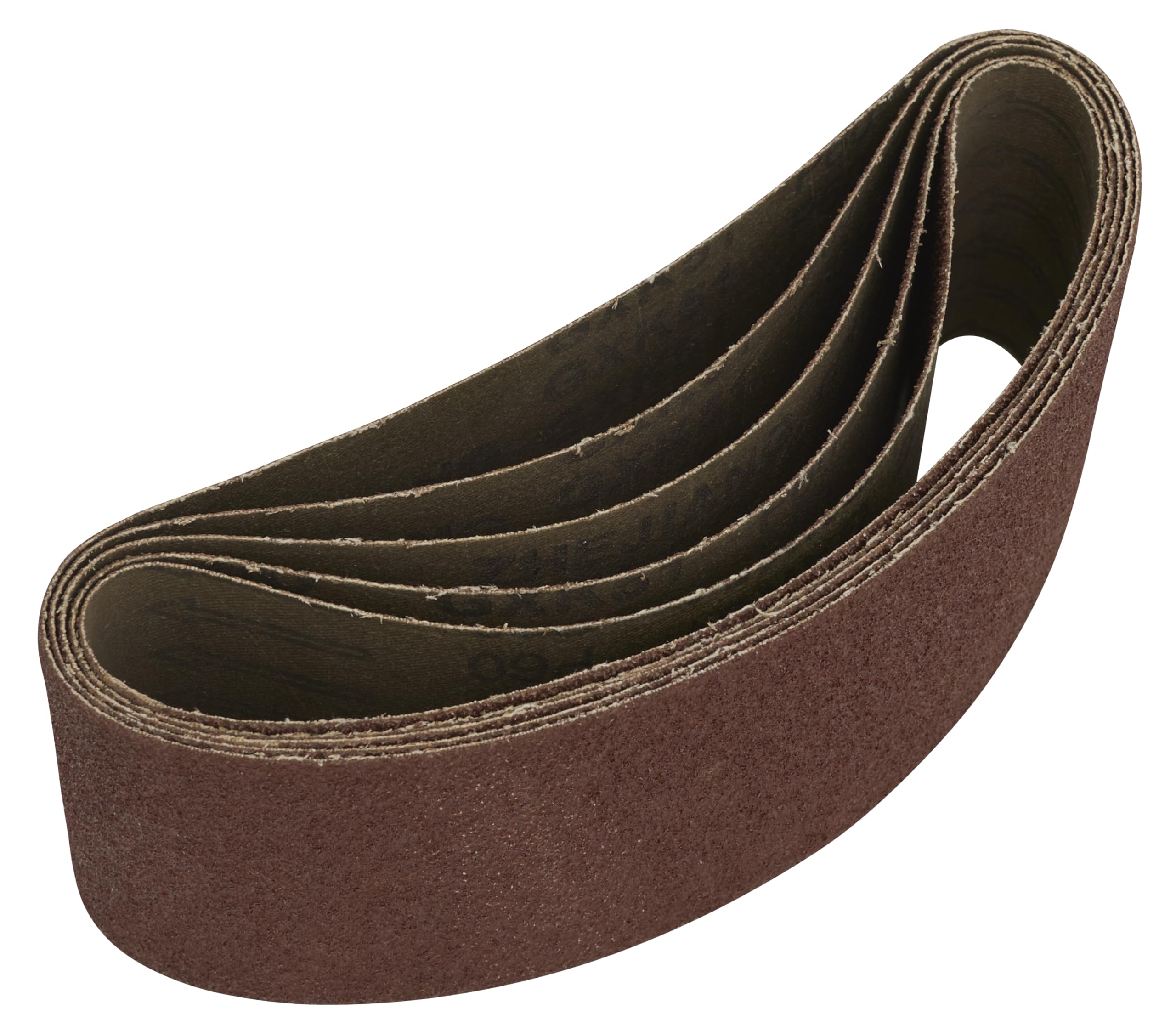 Sealey 76 x 457mm Sanding Belt 60Grit, Pack of 5 - SB60457