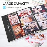DazSpirit 6x4 Inch Photo Album 600 Photos Linen Cover Display Window view 4