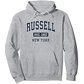 Russell New York NY Vintage Athletic Sports Design Pullover Hoodie