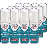 My-Shield Hand Sanitizer Foam - 1.7 oz (12-pack) Alcohol-Free, Long-lasting Protection. Kills 99.9% of Germs. Moisturizes With Aloe Vera. Formulated with Zetrisil. FDA Registered