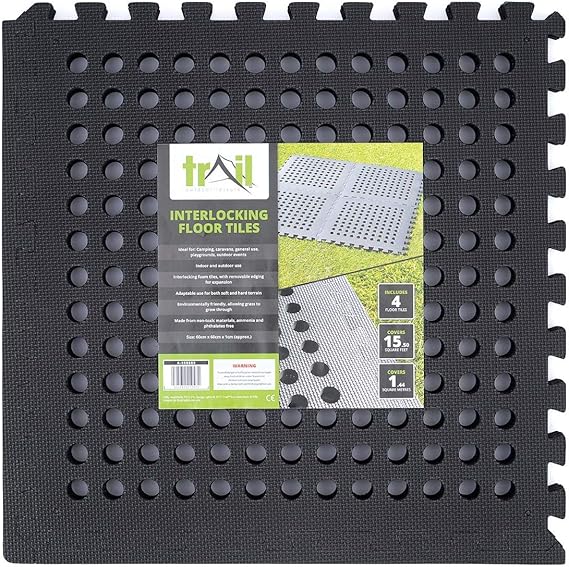 EVA Foam Interlocking Mats Outdoor Awning Safety Drainage Gym Flooring