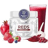 NATION HEALTH MD Reds - Superfood Powder Vegetable & Fruit Blend for Women & Men 4.13 Oz