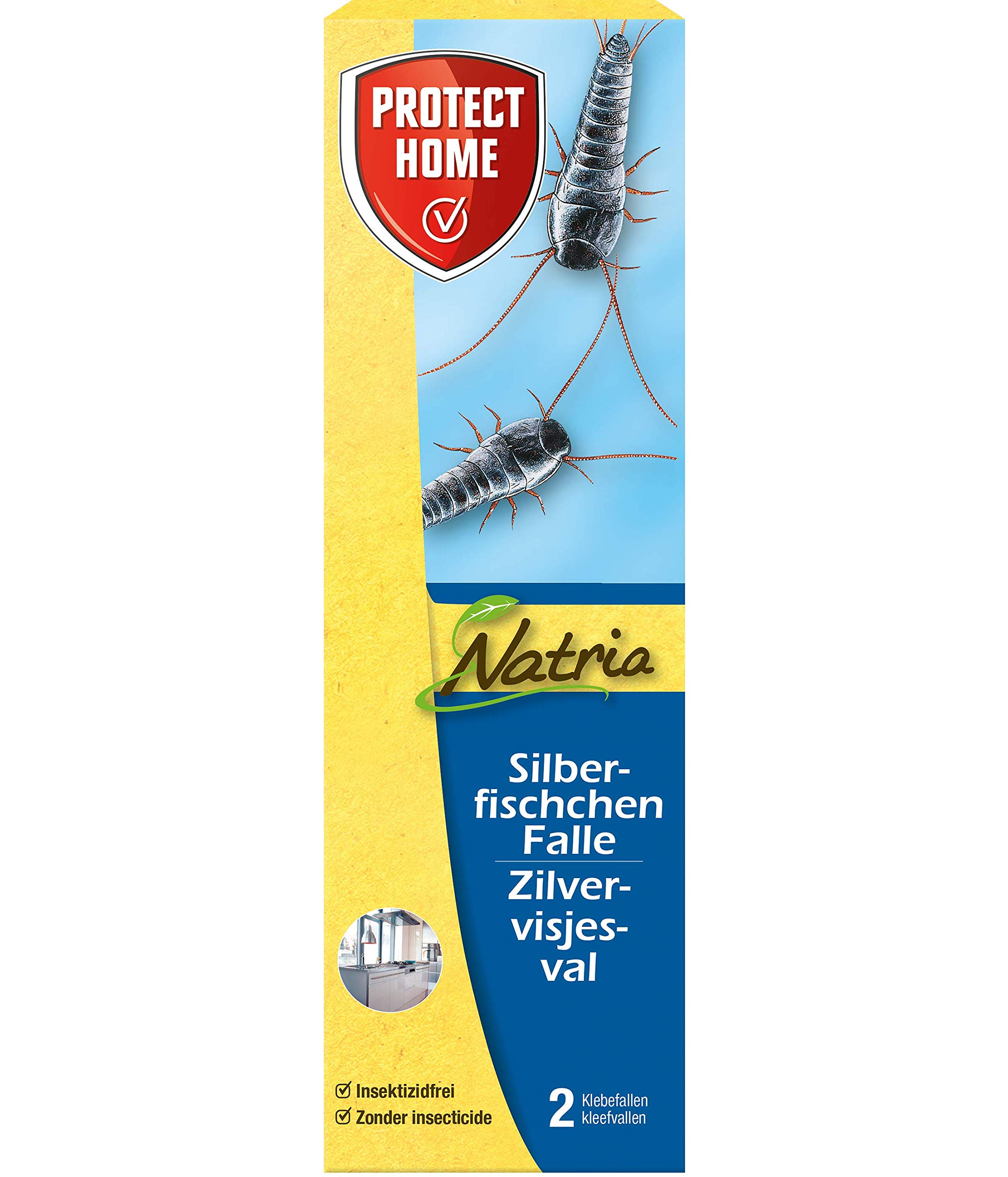 Bayer Garden Natria Silverfish Trap Defence against Pests White 1.2 x 7.5 x 23.8 cm