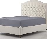 Sapphire Collection 300 Thread Count Egyptian Cotton Fitted Sheets - Grey view 5