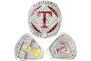 euaqeu 2023 NATIONAL BASEBALL CHAMPIONSHIP RING TEXAS，CHAMPIONSHIP RINGS WITH WOOD BOX GIFT FOR CHRISTMAS BIRTHDAY MEN'S BOYS WOMEN