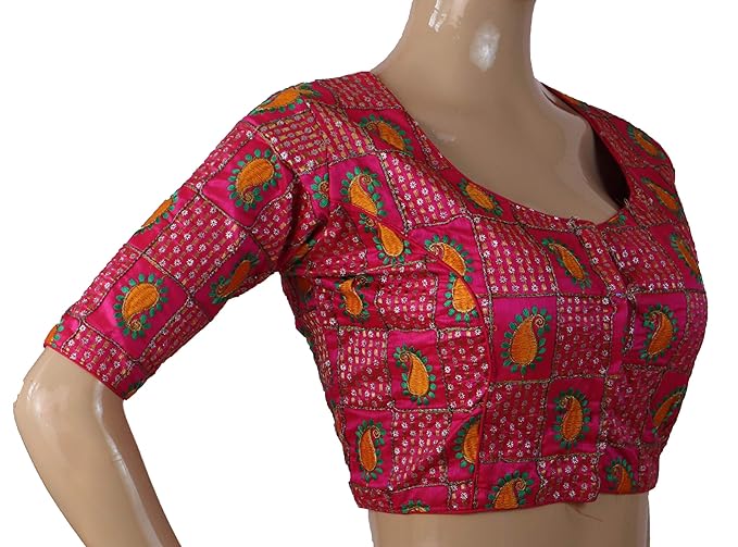 embroidery work readymade blouse