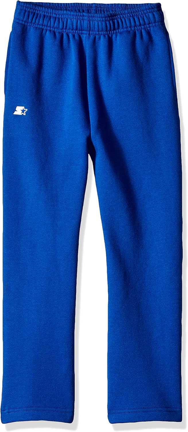 STARTER Boys' OpenHem Sweatpants, Team Blue, US M (UK 8 Years) Amazon