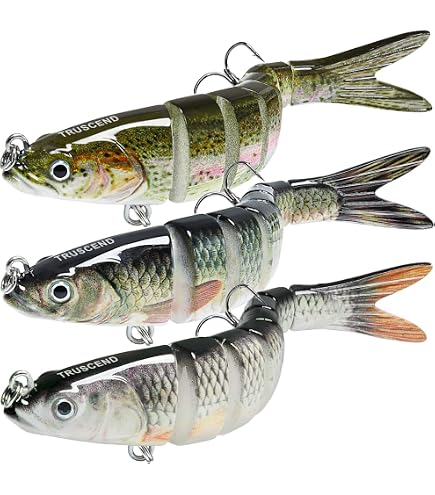 Amazon.com : Al Fishing Lure 6 Segment Swimbait Crankbait Hard Bait Slow 18g 10cm with 6# Fishing Hook Fishing Tackle : Sports & Outdoors Amazon.com : Al Fishing Lure 6 Segment Swimbait Crankbait Hard Bait Slow 18g 10cm with 6# Fishing Hook Fishing Tackle : Sports & Outdoors