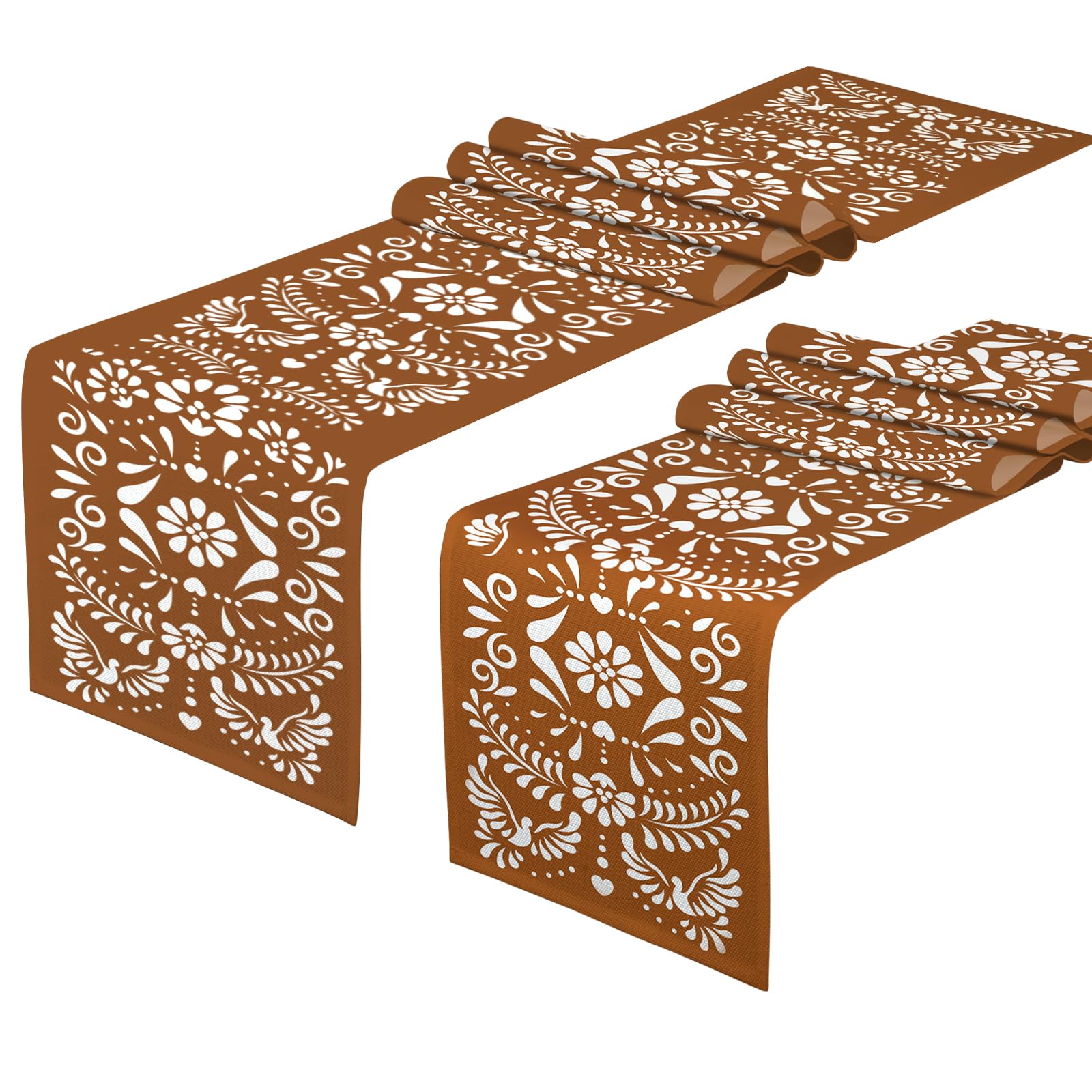 Photo 1 of 2 PCS Mexican Table Runner 71 x 13'' Cielito Lindo Table Runner Cielito Lindo Baby Shower Party Decoration Mexico Home Decor for Mexican Wedding Birthday Party Supplies