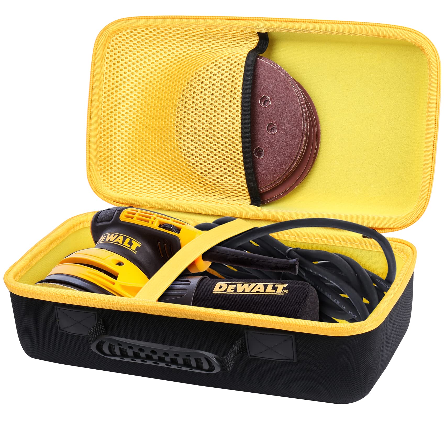 Khanka Hard Case for DeWalt DEWDWE6423 / DCW210NX / DCW210B Random Orbital Sander(Case Only)