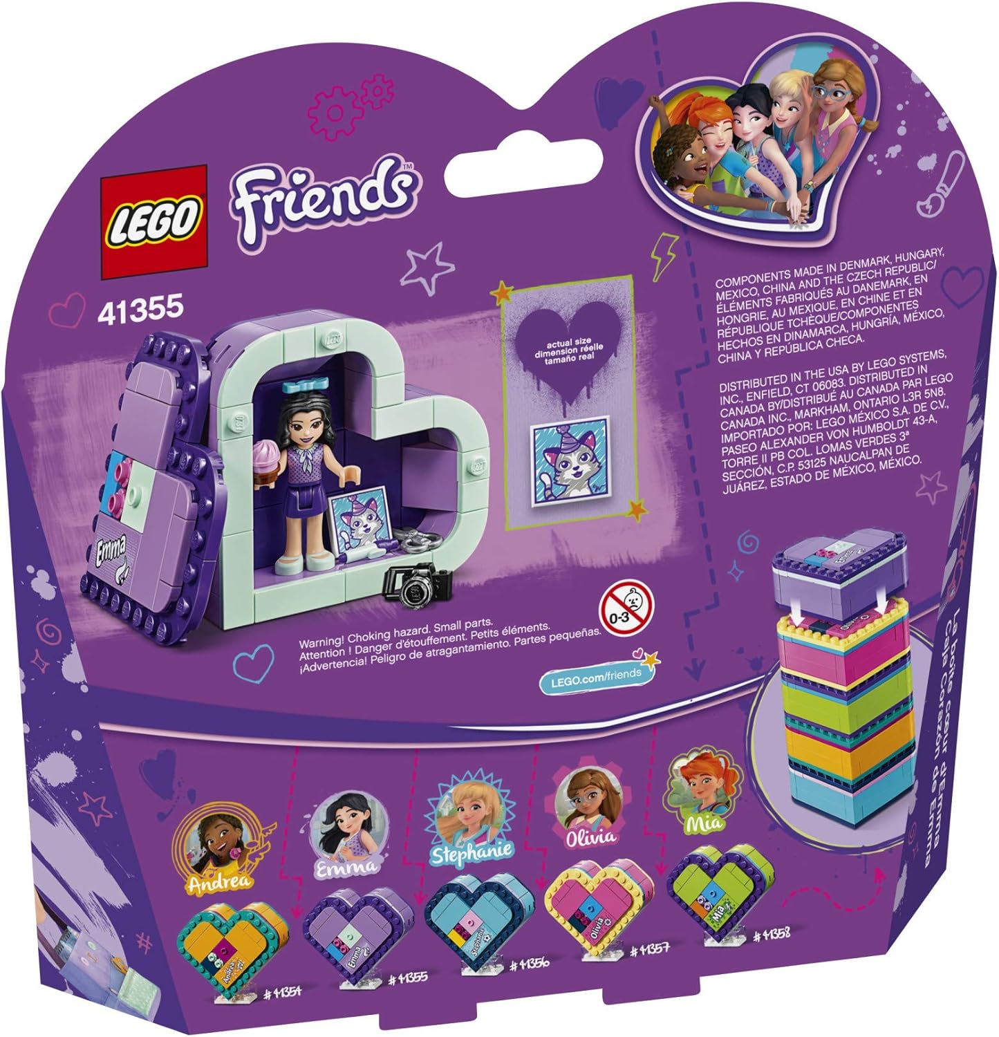 lego emma heart box