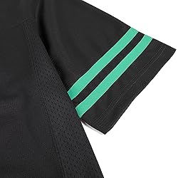 Pullonsy Replica Black Football Jerseys for Men