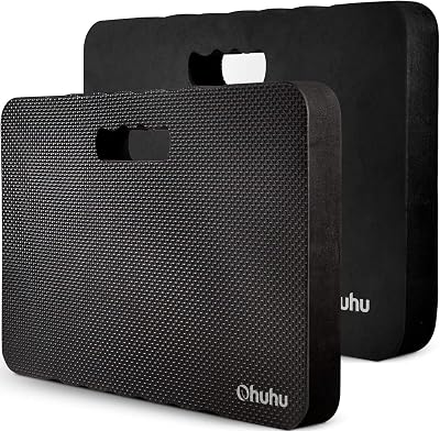 Ohuhu Garden Kneeling Pad 2 Pack Thick EVA Foam Knee Cushions 42x26x4 cm