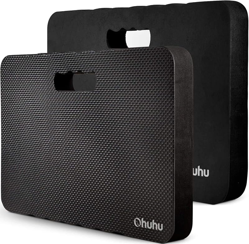 Ohuhu Garden Kneeling Pad 2 Pack Thick EVA Foam Knee Cushions 42x26x4 cm
