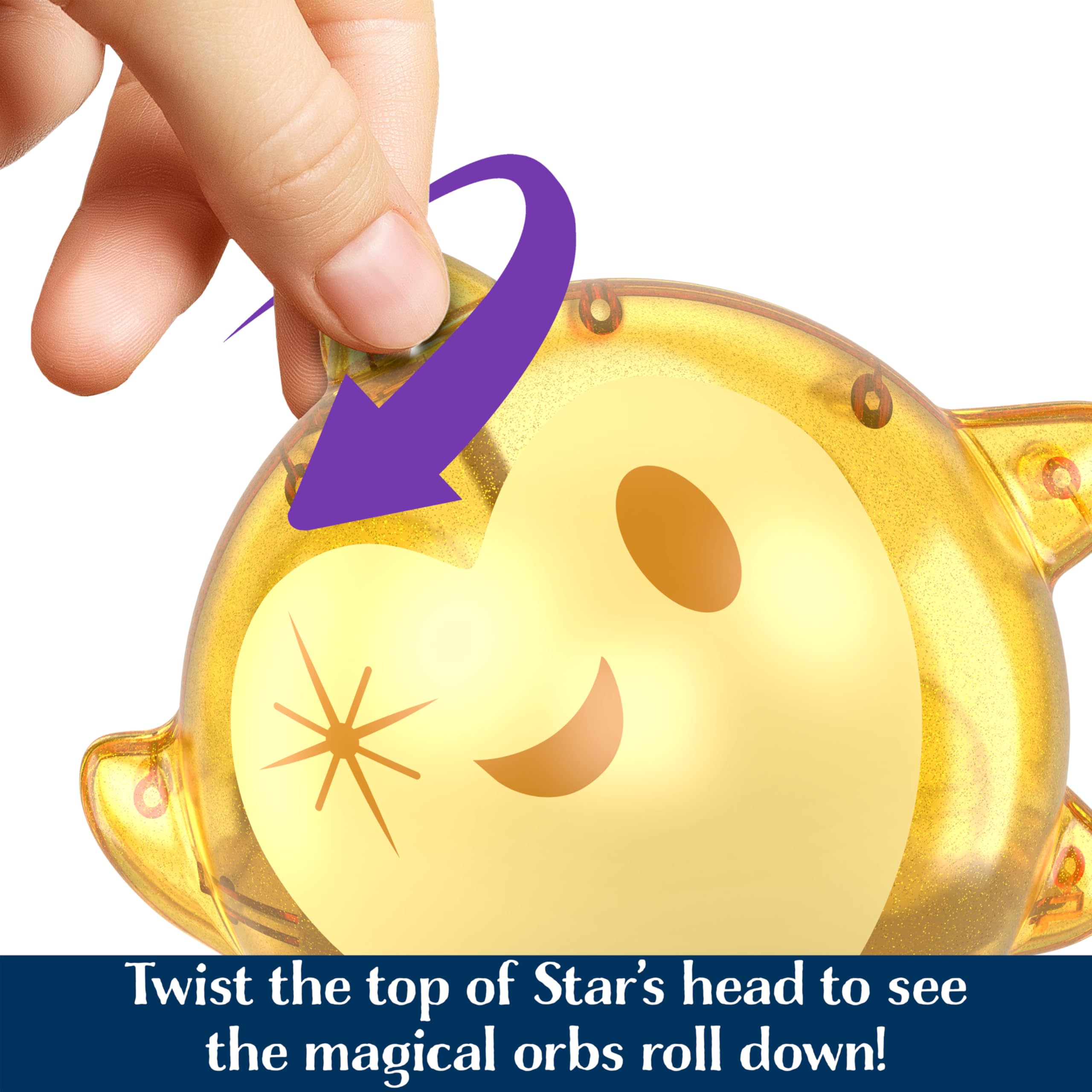 Mattel Disney Wish Toys, Magical Star Playset with Asha Mini Doll & 7 Surprise Wish Orbs Including 1 Star Figure & 6 Animal Friends, Inspired by the Movie