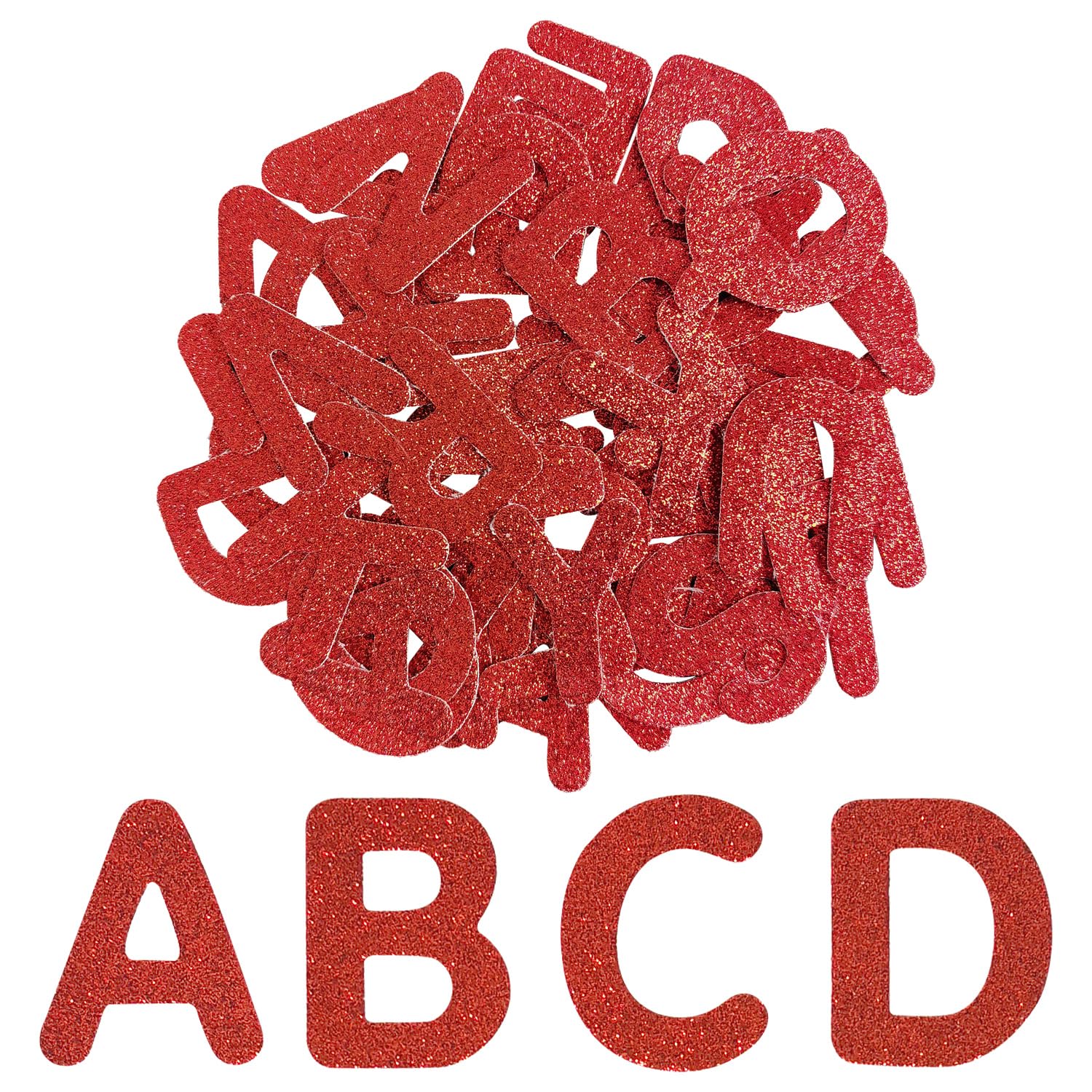 Photo 1 of ***MISSING PARTS***
Red Glitter Letters Patches 52 Pcs - Premium Durable Washable Iron On Patches for Clothes Jackets Bags DIY Crafts