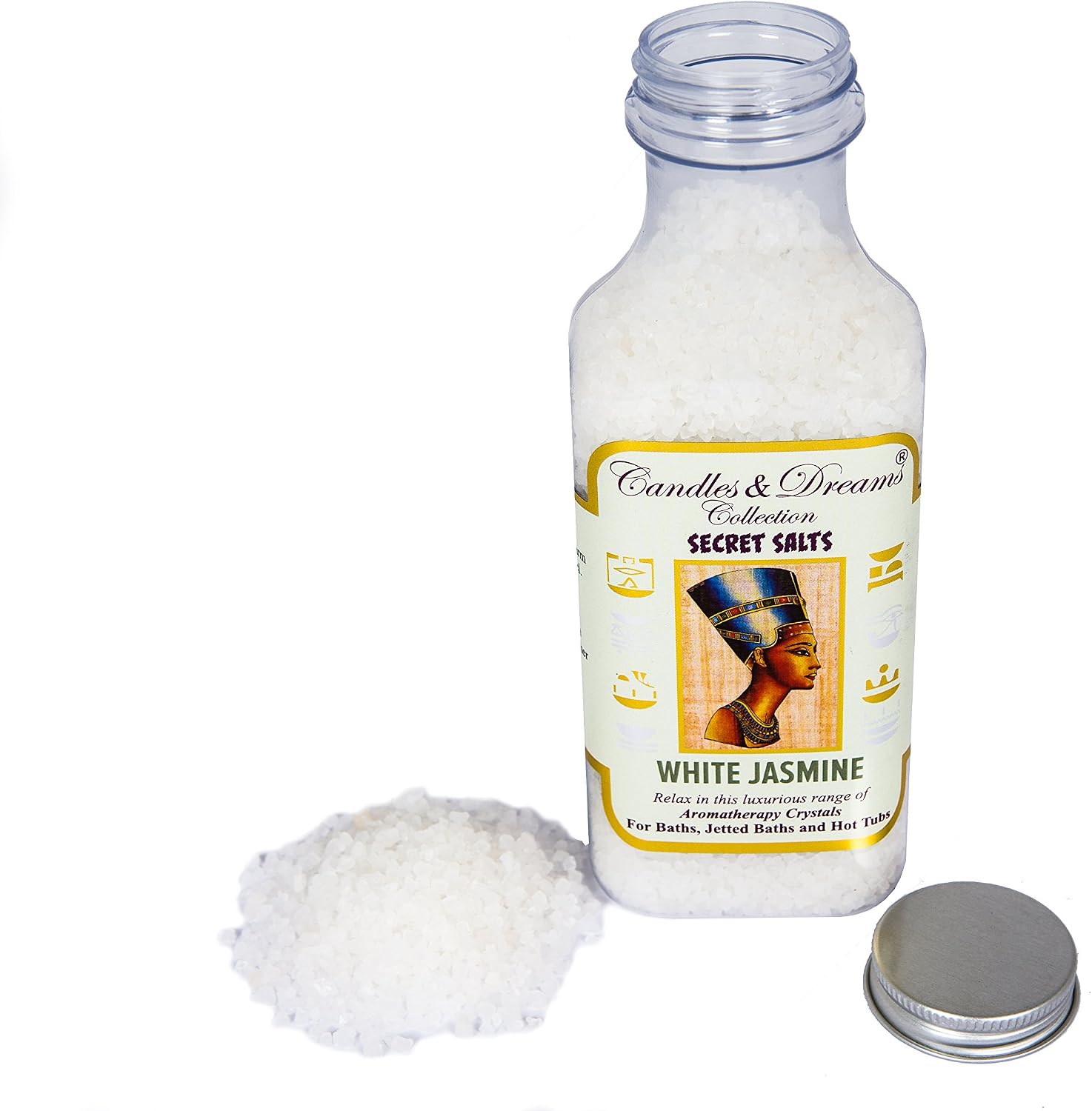 Candles And Dreams Hot tub Spa / Bath Aromatherapy Scents Crystals (White Jasmine) Vegan (500g), 500 g (Pack of 1) - Image 5