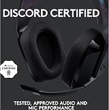 Logitech G G535 Wireless Gaming Headset Black view 8