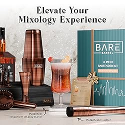 BARE BARREL® Mixology Bartender Kit Bar Set