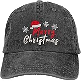 Christmas Baseball Cap for Men Women Adjustable Hat Classic Retro Cotton Hats