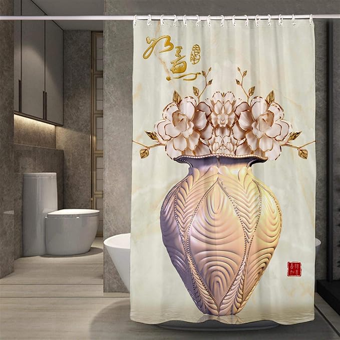 Nonebranded Duschvorhang, klassischer Druck im chinesischen Stil