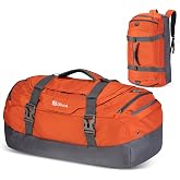 Ubon Convertible Duffel Backpack Weekender Gym Bag with Shoe Compartment | Available in 45L, 55L, 65L, 80L Multiple Capacities