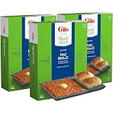 Gits Ready to Eat Pav Bhaji, 900g (Pack of 3 X 300g Each)