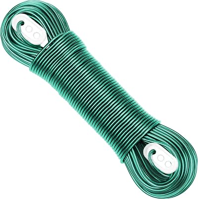 Smith's Steel Washing Line 30m/100ft Heavy-Duty Rot & Weather Resistant