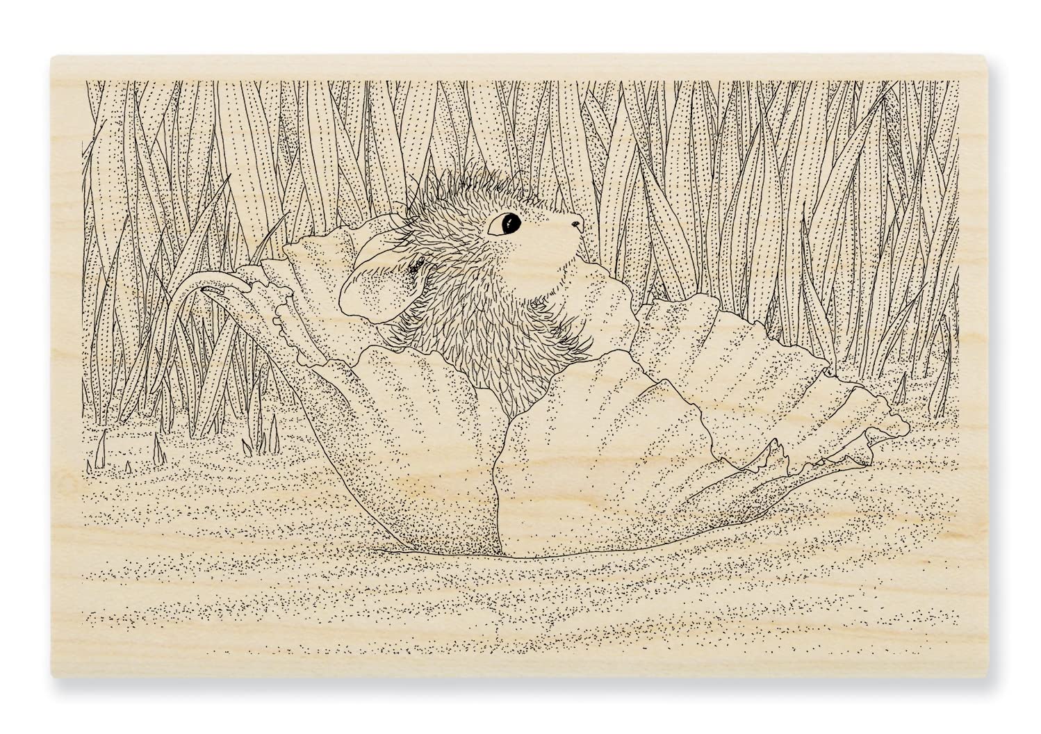 Cling Stream Float Rubber Stamp