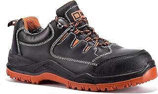 Black Hammer Sicherheitsschuhe Herren S3 SRC leicht Kunststoffkappe und Kevlar Zwischensohle Wasserdicht Arbeitsschuhe knöchelhoch Sicherheitsstiefel Wanderschuhe 9007 (45 EU)