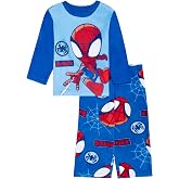 Marvel Boys' 2-piece Loose-fit Set, Superhero Pajamas, Soft &amp; Cute for Kids
